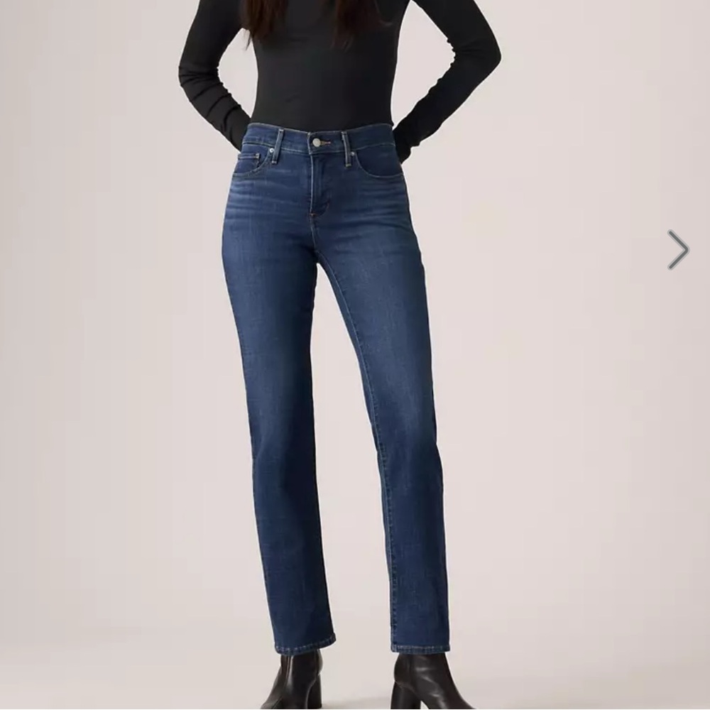 Levi's Women's Dark Blue Straight Leg Jeans
